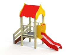 Children's Play Complex with Tower, Slide, and Ladder - Model DIC 1.093