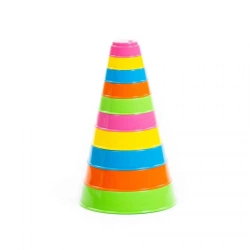 Engaging Stacking Pyramid Toy (10 Elements) - Model 35042