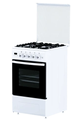 4-Burner Gas Stove with Electronic Timer and Oven Control - FLAMA VG 2422