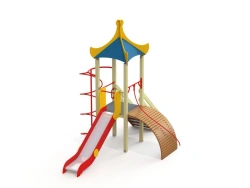 Children's Play Complex DIC 1.015 with Roof and Slide