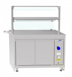 High-Temperature Refrigerated Display Counter with Neutral Cabinet PVV(N)-70H-06-NS