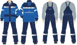 Special Protective Workwear for Transneft Employees - Men's Jacket and Overalls