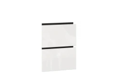 Sherwood LD.281950.000 End Panel for Cabinet with Drawers (Set) (Glossy White/Black)