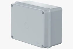 Caduceus Aling OG Distribution Box for Open Wiring 150x110x70mm, No Inputs, 500V~, IP56, Gray