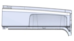 Left Rear Side Panel for Cars A9606376209