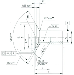 Countersunk Nuts Piston OST 1 11196-73