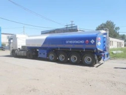 Tank Semi-Trailer for Transportation of Oil Products Model 9639L with BPW Axles