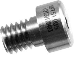Titanium Alloy Plug 2mm, Model 751.002
