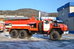 Fire Tanker Vehicle AC-9, Type 5881, Modification 58814E, Ural-4320 Chassis