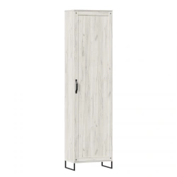 Single Door Wardrobe Sydney LD.672010.000 M (White Craft Oak)