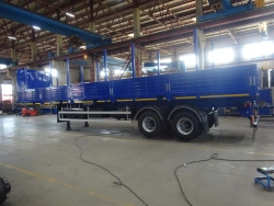 Semi-Trailer 98131D with Load Space Framework and Platform