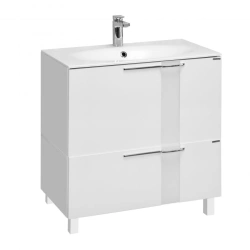 Modern High-Tech Bathroom Vanity Aquaton Marko 80 White 1A181001MO0101.A181.0.01M.O01.0