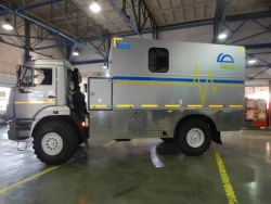 Self-Propelled Logging Lift PKS Model 69574T on KAMAZ-43502 Chassis