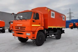 Mobile Workshop and Laboratory, UZST Brand, Type 5860-73 on KAMAZ 43502-D5