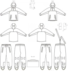 Weather-resistant Suit (Jacket and Pants) for Special Forces Personnel