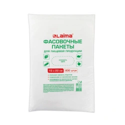 Packing Bags 15x20 cm, Set of 800 pcs, LDPE 9 µm, Euro Packaging, LAIMA, 608529