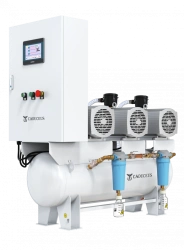 Vacuum station CADUCEUS MiniVAC 3/16, 3*0.55 kW, 16 m3/hour, 150 MPa