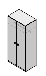 Wooden Bedroom Wardrobe - Contemp, Bolero, Elsa, Carmen, Milano, Fandango, Twist