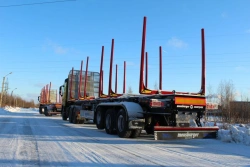 Three-Axle Timber Transport Semi-Trailer MN SH-361