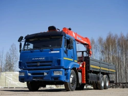 Hydraulic Crane Truck KMA on KAMAZ 65117, Model 64K02N-UL