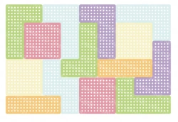 Tetris Wall Panels - 14 Pieces (Pastel) NPT-014p