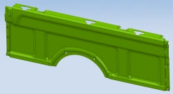 Rear Left Side Upholstery for A65R33 Model - A65R33-5402085