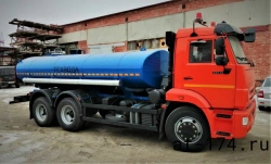 Technical Water Tank Truck on KamAZ 65115 Chassis