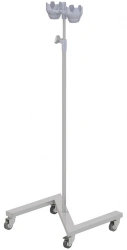 Medical IV Stand on Wheels, Metal, Stackable - Model MSK-320