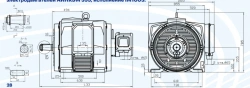 AC Induction Motors AINKEM 355 for Escalator Drives
