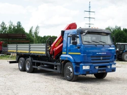 Hydraulic Crane Truck KMA on KAMAZ 43118 Chassis 41K12N-U5