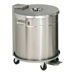 Stainless Steel Waste Collection Bin - 20 to 80 Liters