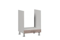 Cappuccino Facade Anastasia Type 3 811M with Straight Milling and Handle Included