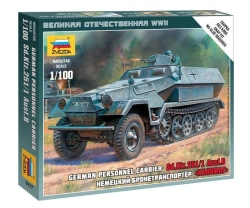 German Armored Personnel Carrier Sd.Kfz. 251/1 Ausf.B "Hanomag" Model Kit