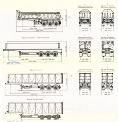 Dump Trailer SAV 93183SD with Leaf Suspension