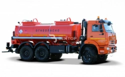 Fuel Transport and Dispenser Truck ATZ 4681A2-11 on KAMAZ Chassis