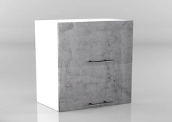 Wall-Mounted Cabinet with 2 Horizontal Doors