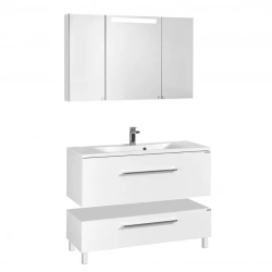 Aquaton Madrid 120M Vanity Unit White 1A168701MA0101