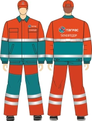 Women's High-Visibility Safety Suit (Jacket & Pants) for General Industrial Protection