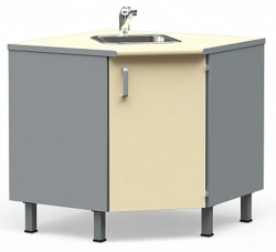 Medical Corner Cabinet with Sink BT-TMu "BT-Furniture
