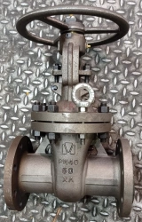 Steel Wedge Gate Valve with Rising Spindle and Wheel PN 4.0 MPa DN 50