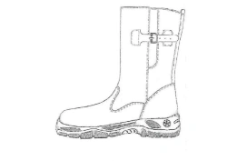 Women's Leather Safety Boots for Mechanical Protection SJ-01