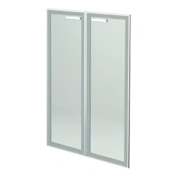 Transparent Glass Doors Set NT-601.2.SR (2 pcs)
