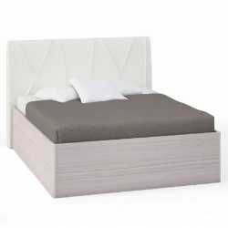 Rimini Ice AFC-01.CG Double Bed with Soft White Asm. (1600 mm)