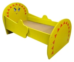 Comfortable Children's Bed with Unique Side Panels, Model 10274