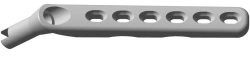 Limited Contact DWB Plate for Osteosynthesis (2-16 Holes, 50-273 mm Length, 135-145 Degrees, Slot 6-7 mm)