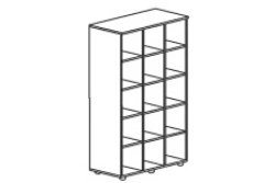 Open Shelf for Children's Individual Potty Storage