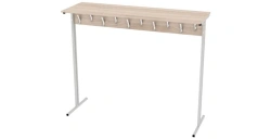 Double-sided Floor Hanger for 20 Garments, 1660x550x1350mm