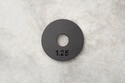 Steel Training Plate 1.25 kg (Black RAL 9005 M)