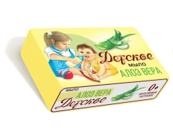 Мыло туалетное твердое "Детское. Алоэ вера"