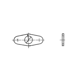 Washers for Two-Ear Nuts OST 1 34514-80